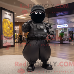 Black Grenade mascot...