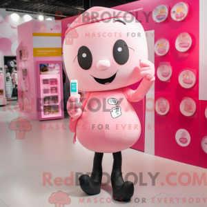 Pink champagne maskot...