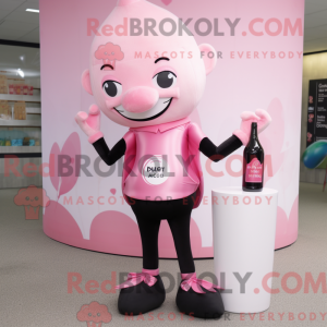 Pink champagne maskot...