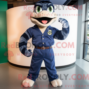 Navy Anaconda mascot...