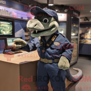 Navy Anaconda maskot...