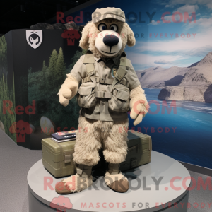 Beżowa maska Navy Seal z...