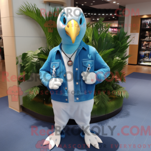 Disfraz de mascota Sky Blue...
