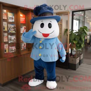 Blue Pepper maskot kostume...