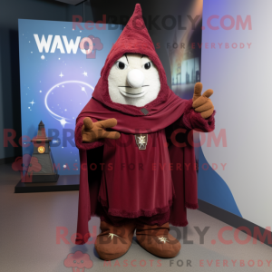 Maroon Wizard mascot...