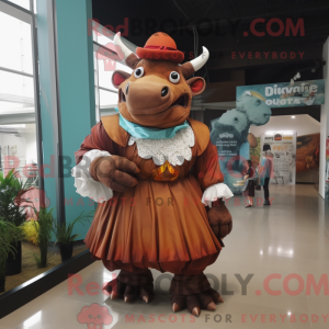 Rust Næsehorn maskot...