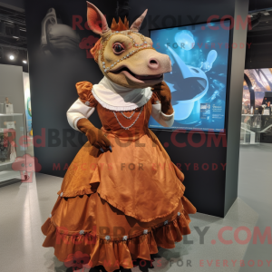 Rust Næsehorn maskot...