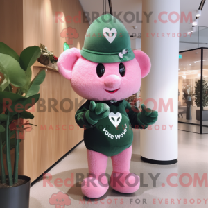 Pink Four Leaf Clover...