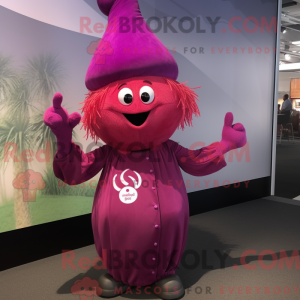 Magenta Onion mascot...