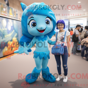 Disfraz de mascota sirena...
