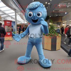 Postava maskota Sky Blue...