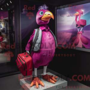 Magenta Guinea Fowl maskot...