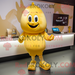 Costume mascotte de Gold...