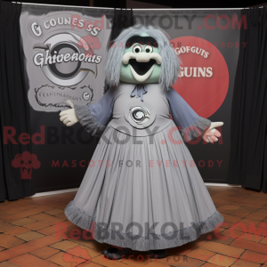 Grå Guinness maskot kostume...