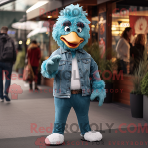 Disfraz de mascota Teal...