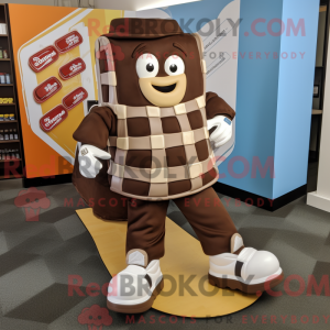Cream Chocolate Bars mascot...