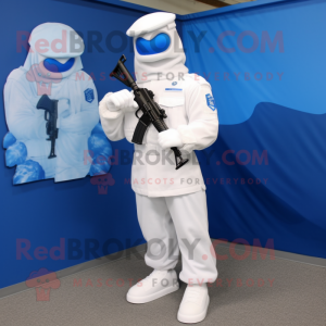 Blue Marine Recon maskot...