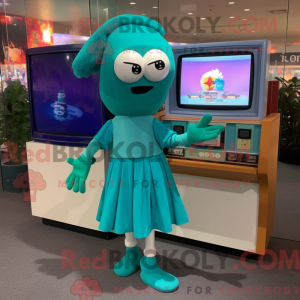 Disfraz de mascota de Teal...