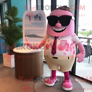 Pink Wedding Cake mascot...