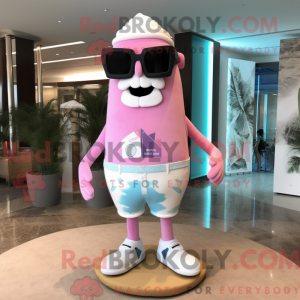 Pink Wedding Cake mascot...