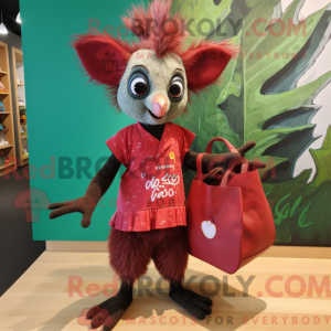 Personaggio mascotte rosso...