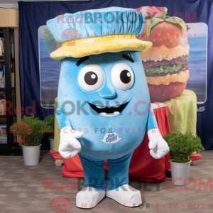 Postava maskota Sky Blue...