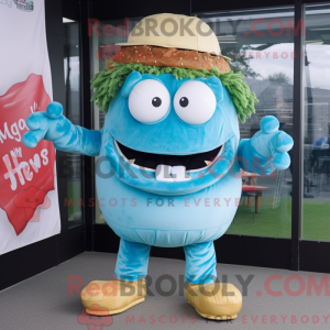 Postava maskota Sky Blue...