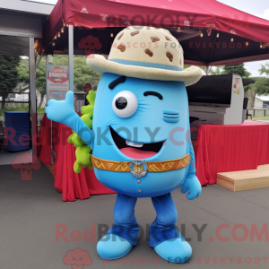 Postava maskota Sky Blue...