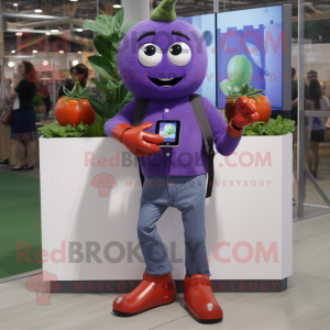 Purple Tomato mascotte...