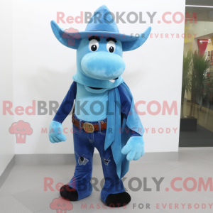 Postava maskota Blue Steak...