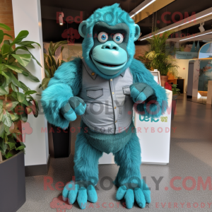 Disfraz de mascota gorila...