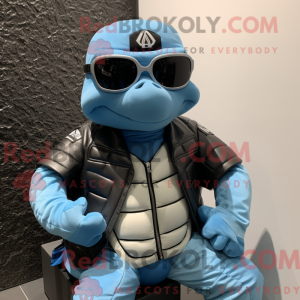 Maskotdraktfigur Sky Blue...