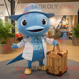 Personaggio mascotte pesce...