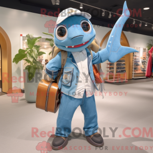 Personaggio mascotte pesce...