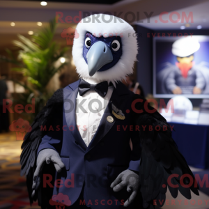 Navy Vulture maskot kostume...