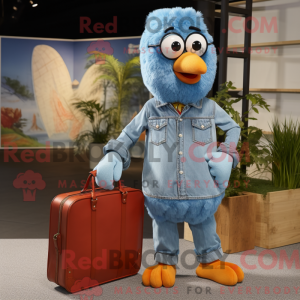 Postava maskota Sky Blue...