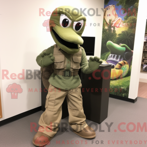 Costume mascotte d Anaconda...