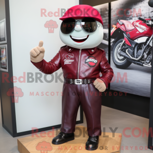 Maskotdraktfigura Maroon...