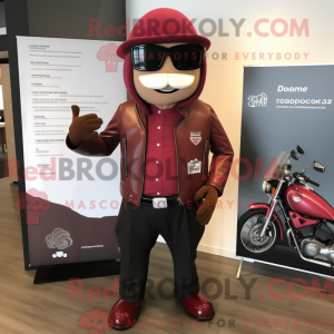 Maroon Cherry Maskottchen...