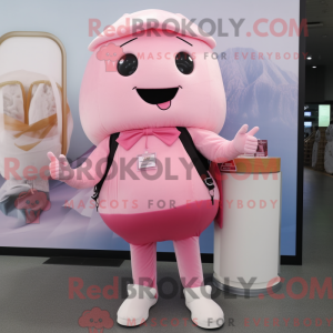 Pink Ice Cream maskot...