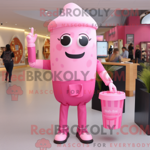 Maskotkostymekaraktter Rosa...
