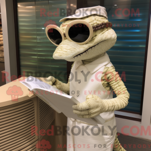 Disfraz de mascota lagarto...