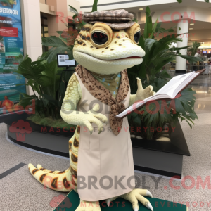 Costume mascotte de lézard...