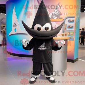 Black Ray-maskotdraktfigur...