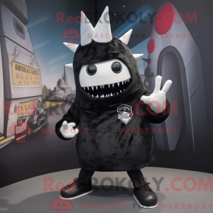 Black Ray-maskotdraktfigur...