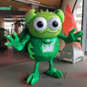 Green Crab mascot costume...