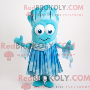 Cyan Clam Chowder maskot...
