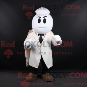 White Boxing Glove mascot...