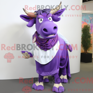 Purple Bull-mascottekostuum...