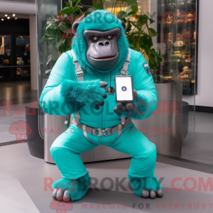 Turkis Gorilla maskot...